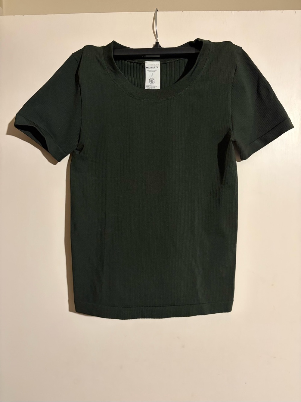 Athleta Ribbed Short Sleeve Tee
